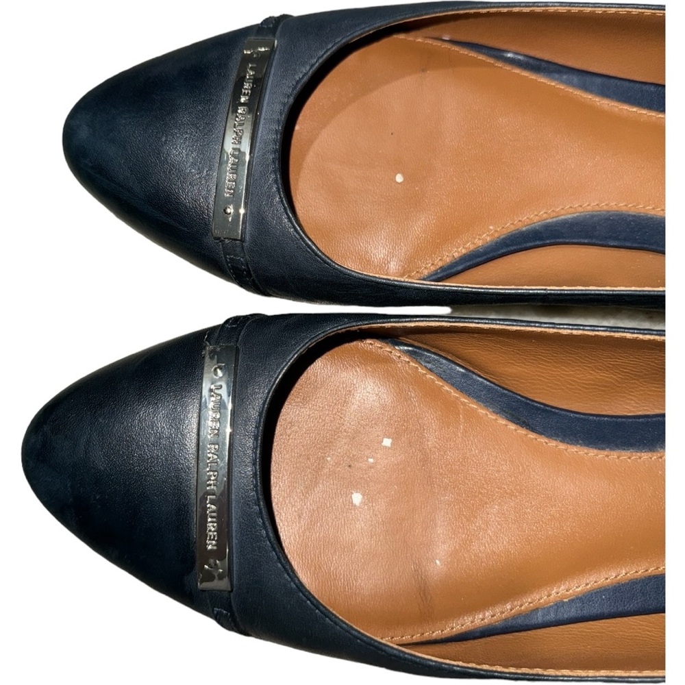 Women’s Lauren Ralph Lauren Navy “Farrel” Flats - 7B - Picture 8 of 12